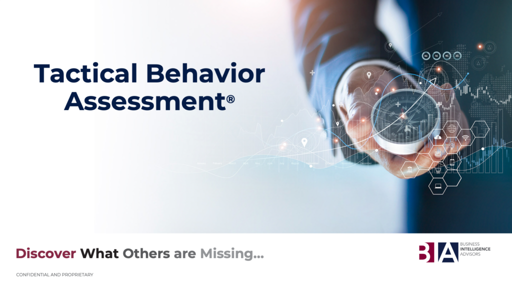 BIA's Tactical Behavior Assessment Overview